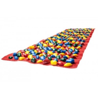 Коврик массажный с цветными камнями 150 х 40 см