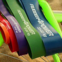 Резиновые петли Rubber4Power для спорта набор из 5 штук